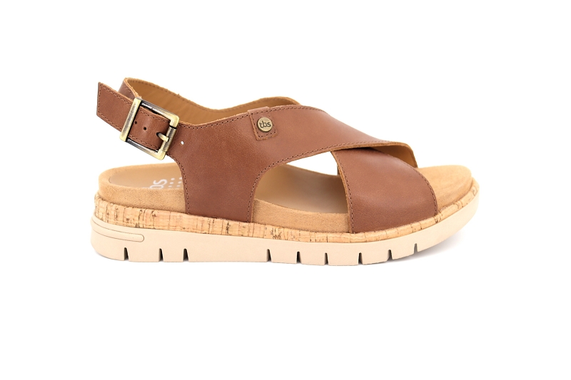 Tbs sandales nu pieds zelenna marron