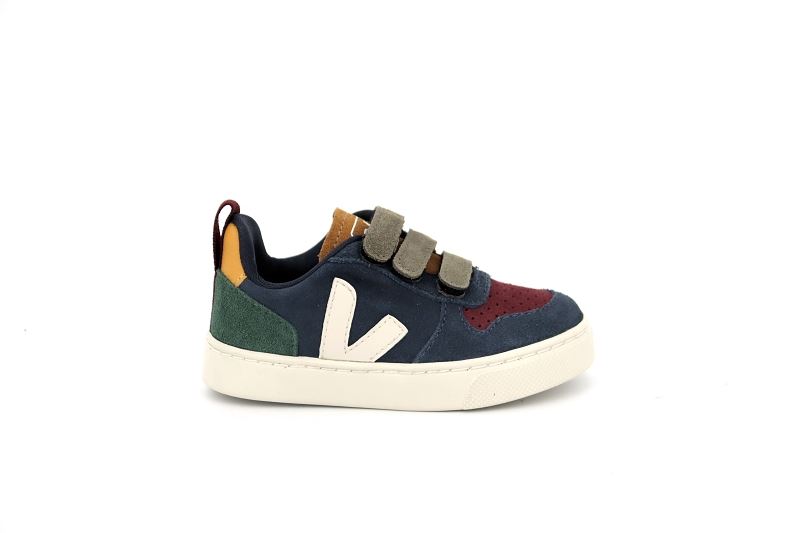 Veja  enf baskets small v10 bleu