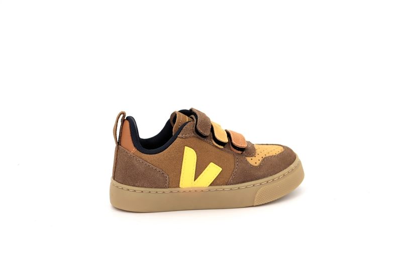 Veja  enf baskets small v10 marron