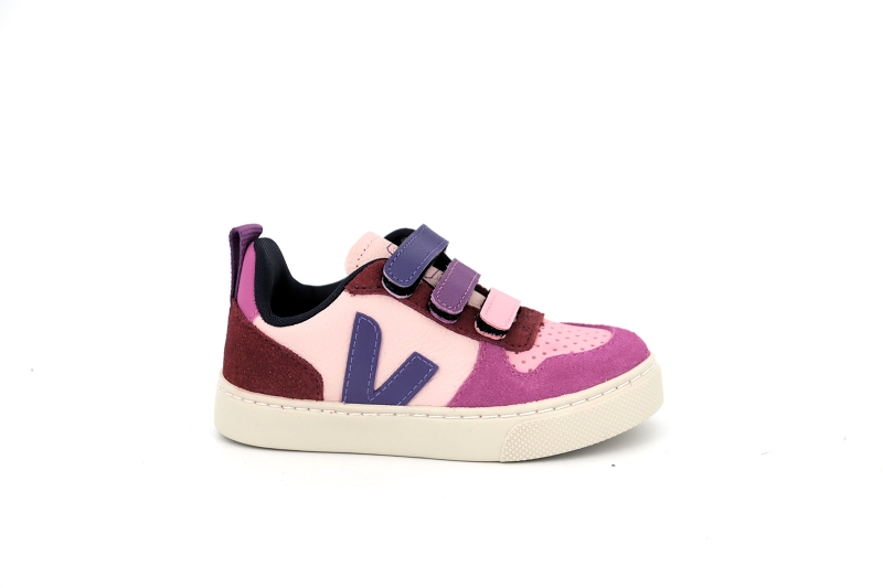 Veja  enf baskets small v10 rose