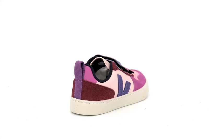 Veja  enf baskets small v10 rose7499606_4