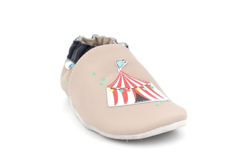 Robeez chaussons pantoufles lion circus gris7500201_2