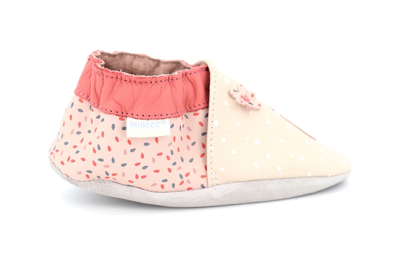 Robeez chaussons pantoufles flowerdolls beige