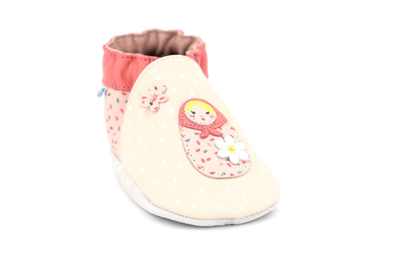 Robeez chaussons pantoufles flowerdolls beige7500401_2