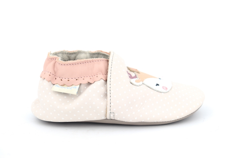 Robeez chaussons pantoufles fancy snow plg beige