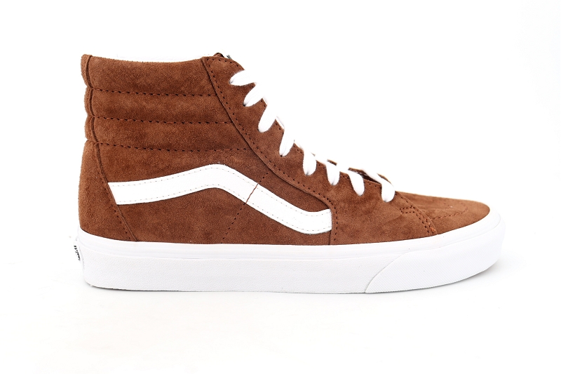 Vans baskets montantes sk8 hi suede marron