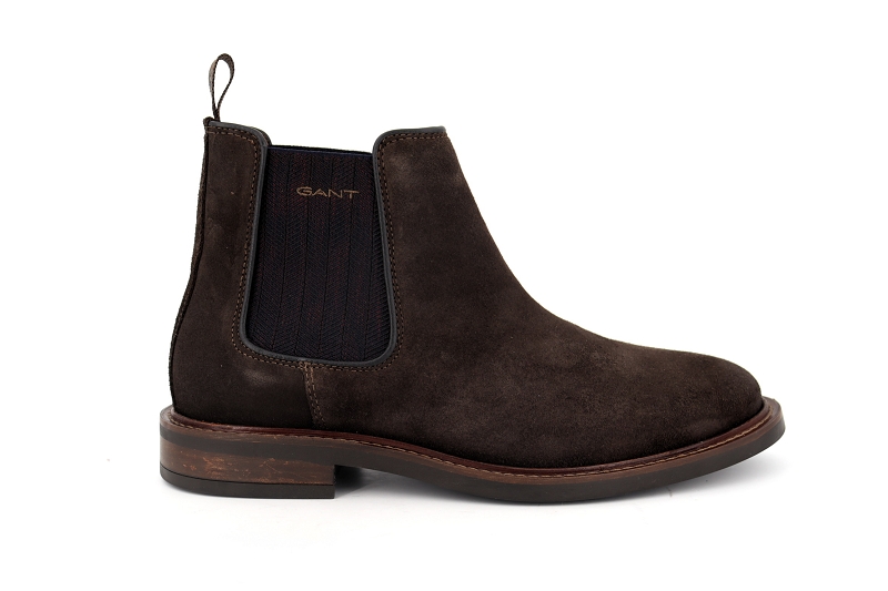 Gant boots et bottines st akron marron