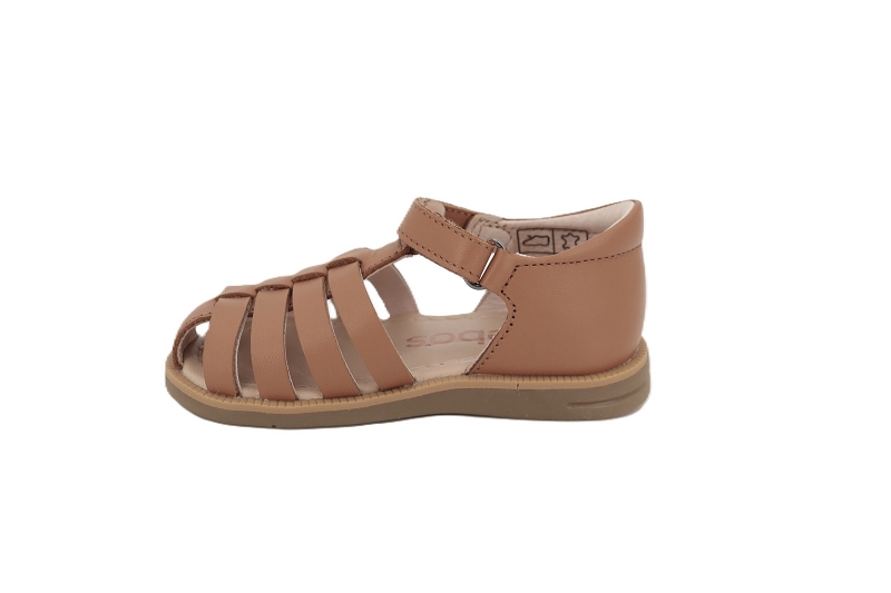 Acebos sandales nu pieds bob marron7503003_3