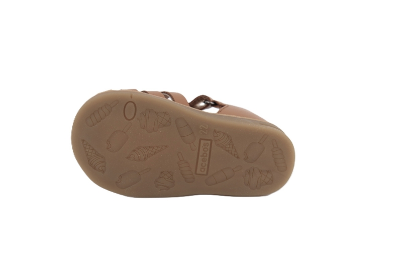Acebos sandales nu pieds bob marron7503003_5