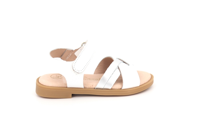 Lola canales enf sandales nu pieds sicilia blanc