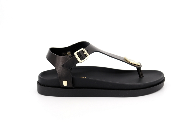 Jb martin sandales nu pieds aleo noir