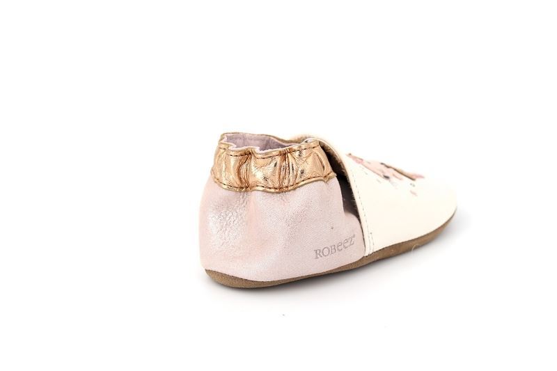 Robeez chaussons pantoufles dancing mouse blanc7516601_4