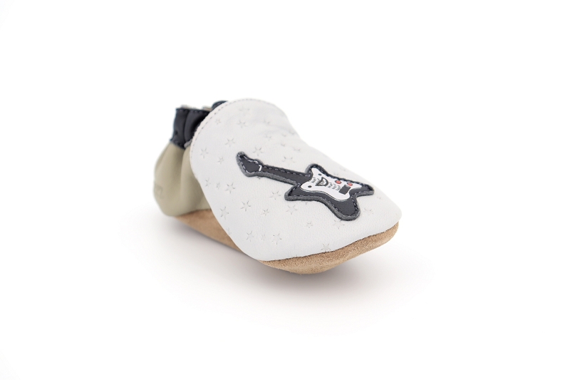 Robeez chaussons pantoufles melomane boy gris7517201_2