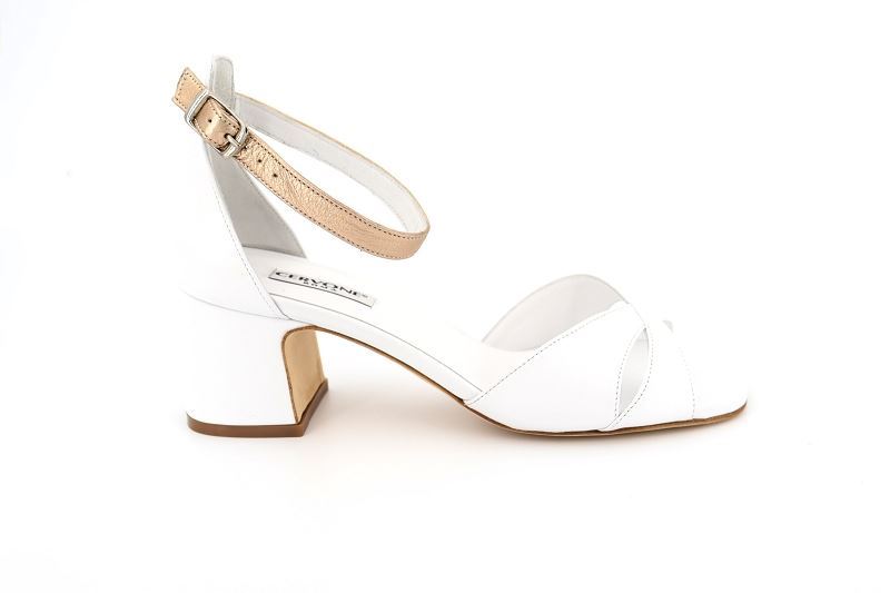 Cervone sandales nu pieds estelle blanc