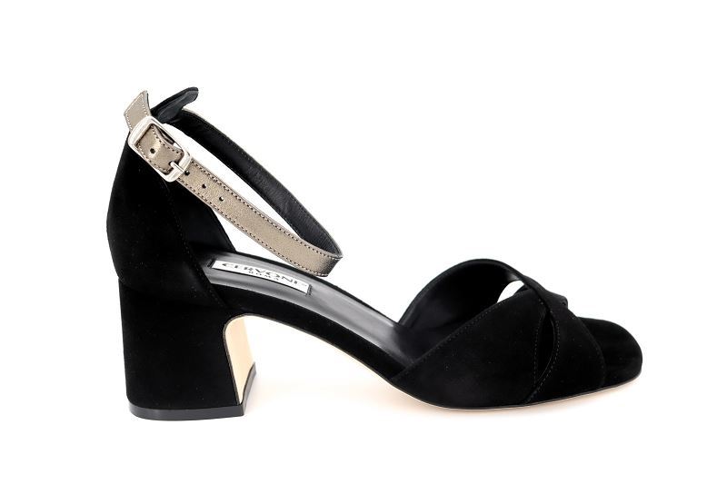 Cervone sandales nu pieds estelle noir