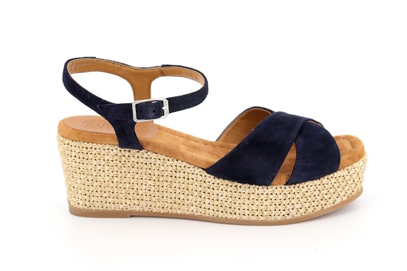 Unisa sandales nu pieds konnie bleu