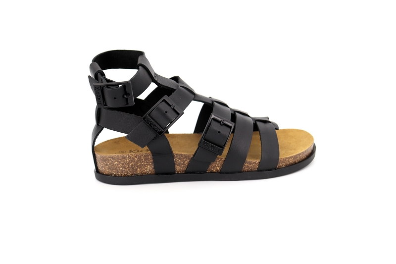 Kickers sandales nu pieds kick alexa noir