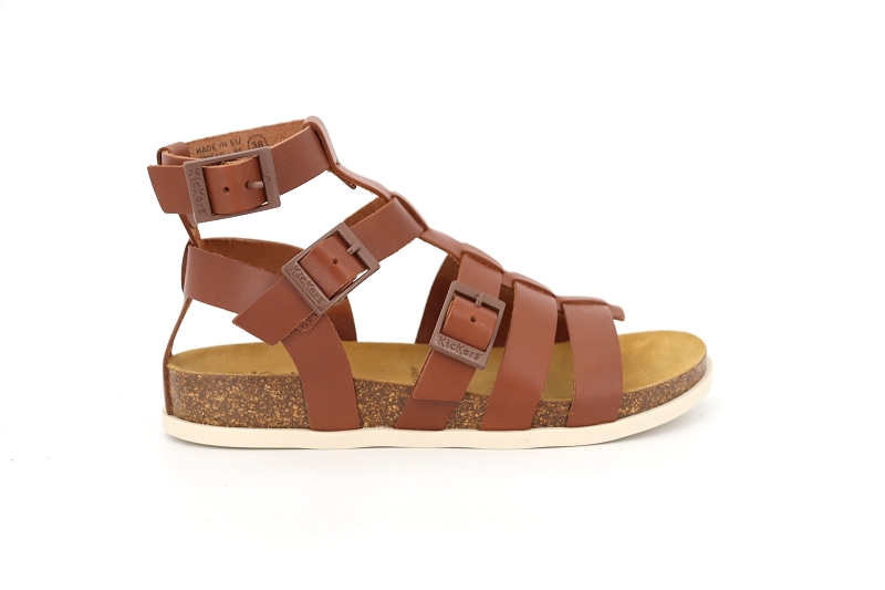 Kickers sandales nu pieds kick alexa marron