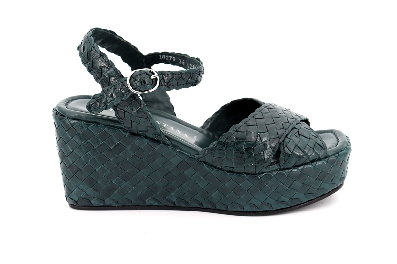 Pons quintana sandales nu pieds ankara bleu