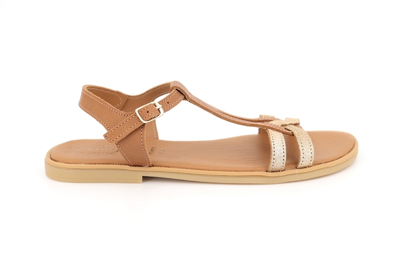 Bellamy sandales nu pieds jilou marron