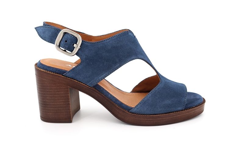 Adige sandales nu pieds regine bleu