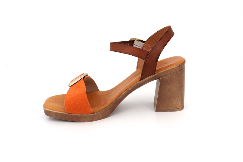 Coco abricot sandales nu pieds colmesnil orange7530402_3