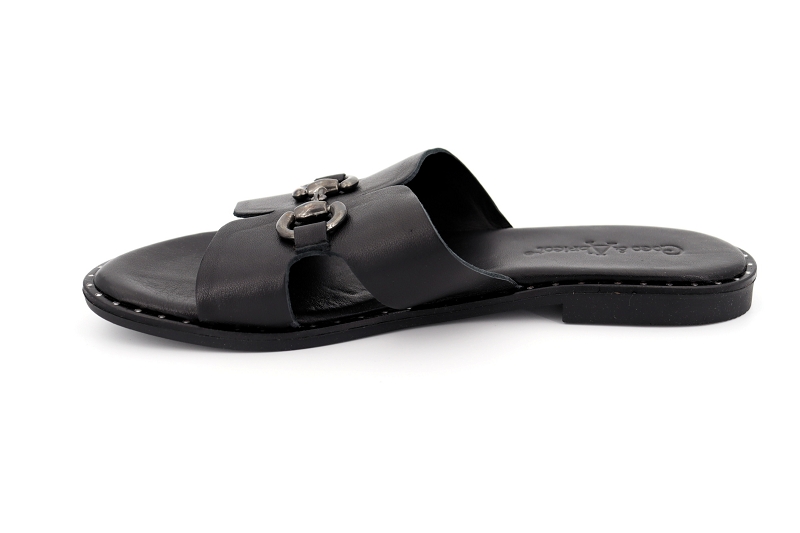 Coco abricot mules et sabots miraval noir7530802_3