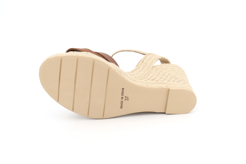 Casteller chaussures espadrilles naturel marron7531801_5