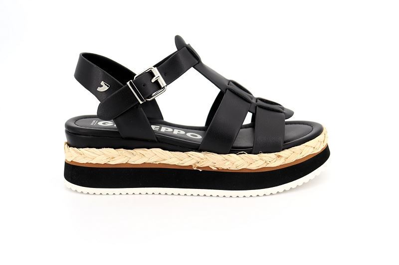 Gioseppo sandales nu pieds vaumas noir