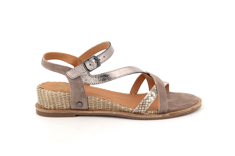 Mamzelle sandales nu pieds  beige