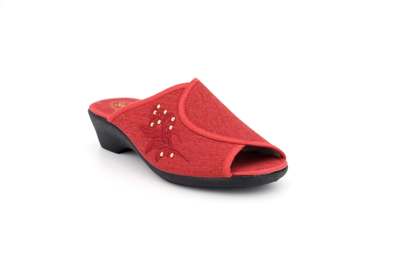 Semelflex chaussons pantoufles sheila rouge7541101_2