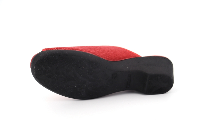 Semelflex chaussons pantoufles sheila rouge7541101_5