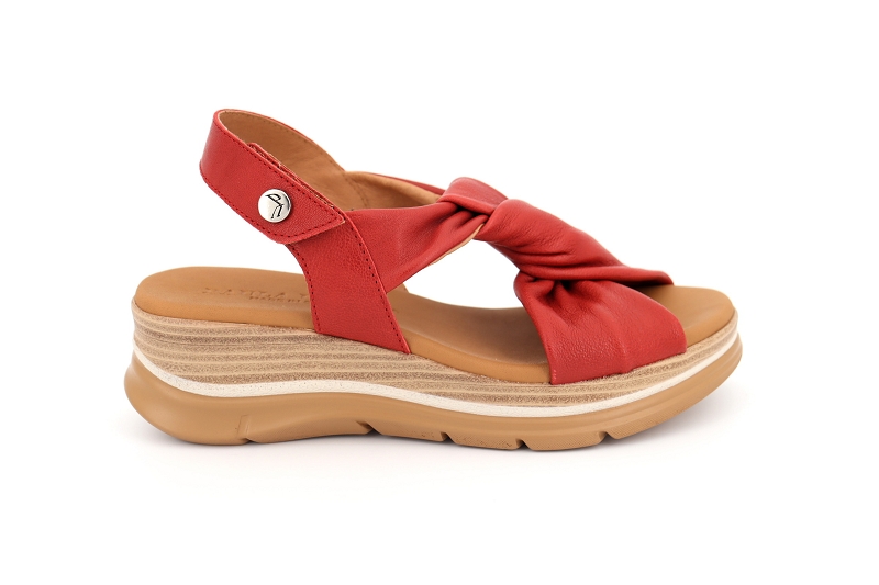 Paula urban sandales nu pieds marti rouge