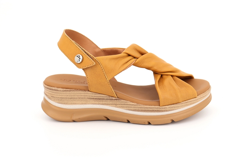 Paula urban sandales nu pieds marti jaune