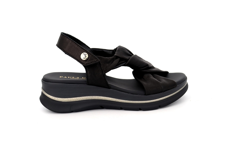 Paula urban sandales nu pieds marti noir