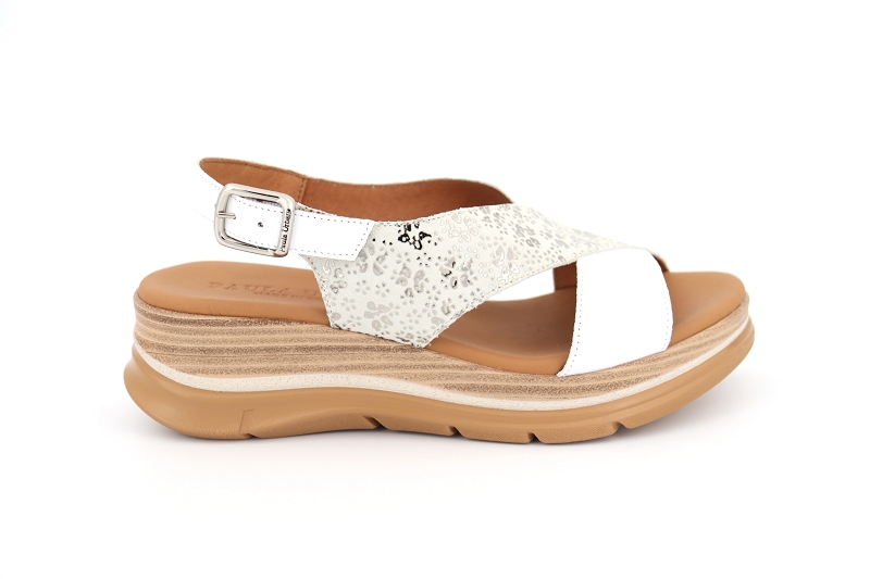 Paula urban sandales nu pieds celiana blanc