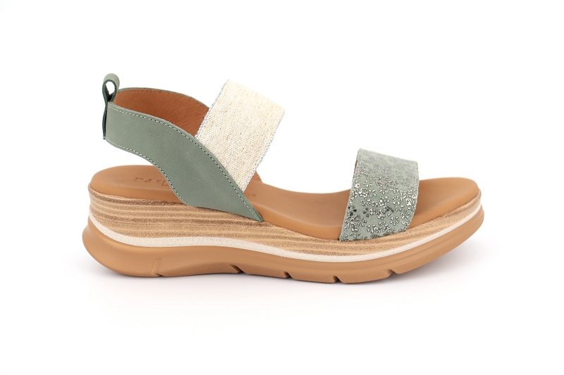 Paula urban sandales nu pieds minora vert