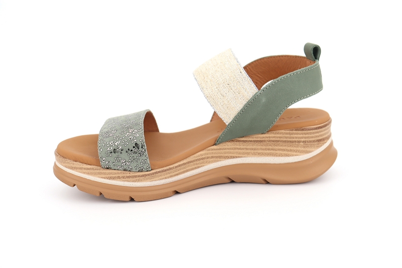 Paula urban sandales nu pieds minora vert7553402_3