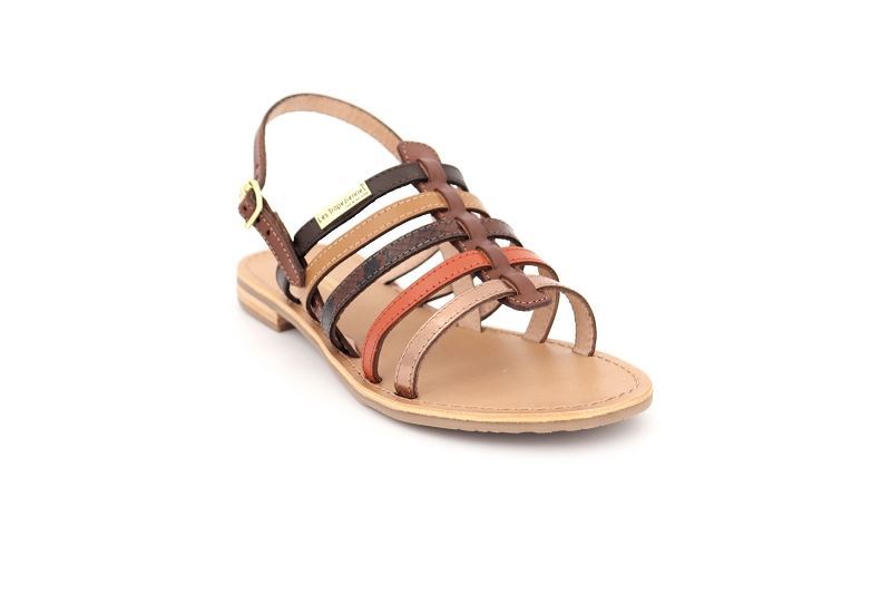 Les tropeziennes sandales nu pieds havanegum orange7555201_2