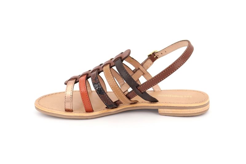 Les tropeziennes sandales nu pieds havanegum orange7555201_3