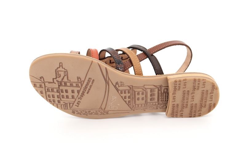 Les tropeziennes sandales nu pieds havanegum orange7555201_5