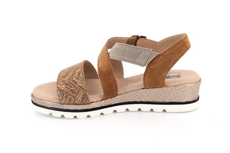 Geo reino sandales nu pieds magnific marron7558201_3