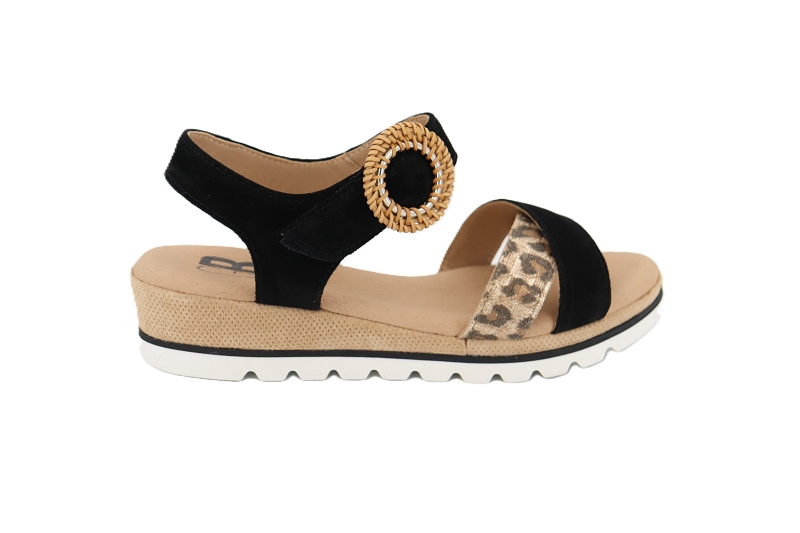 Geo reino sandales nu pieds magnabe noir