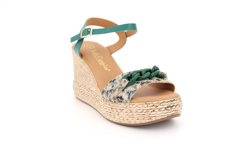 Lola canales sandales nu pieds carole vert7560801_2