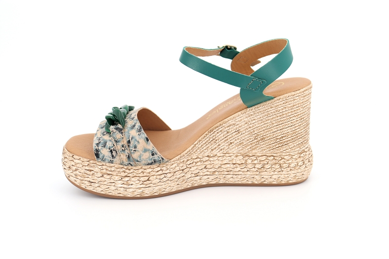 Lola canales sandales nu pieds carole vert7560801_3