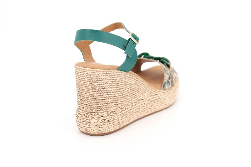 Lola canales sandales nu pieds carole vert7560801_4