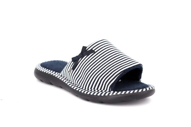 Isotoner chaussons pantoufles sandra bleu7561301_2