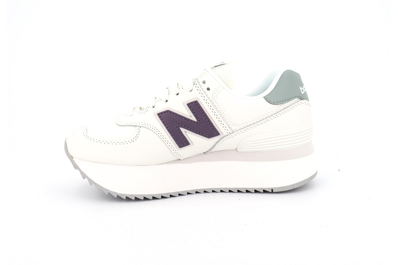 New balance baskets wl574 platforme blanc7565301_3