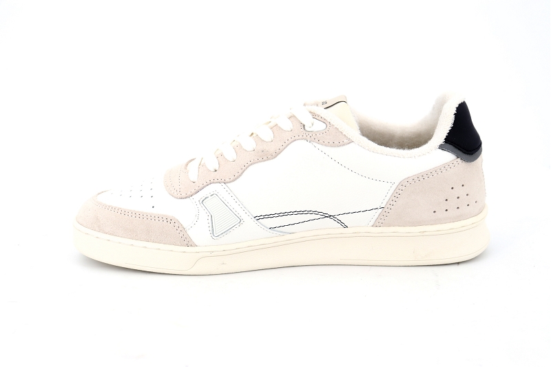 Faguo baskets commute leather suede blanc7569201_3