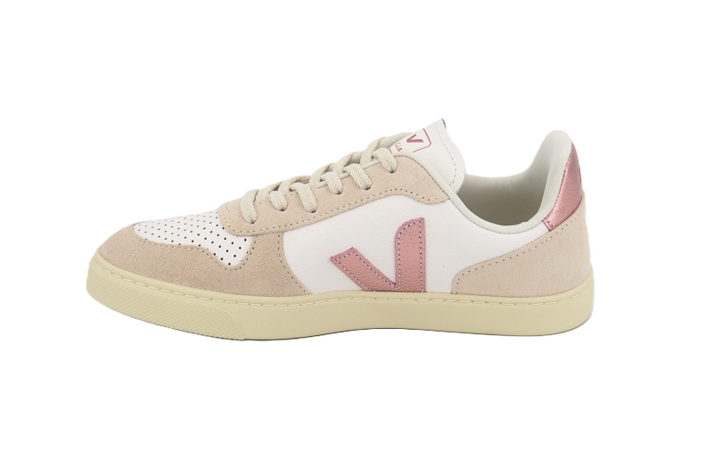 Veja  enf baskets small v10 laces blanc7570903_3
